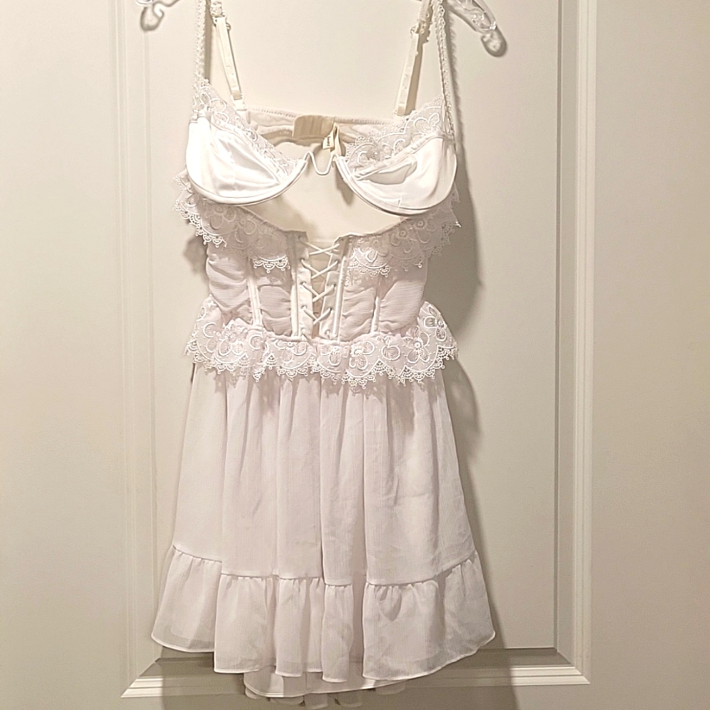 For Love And Lemons farmhouse floral slip Dress Size L